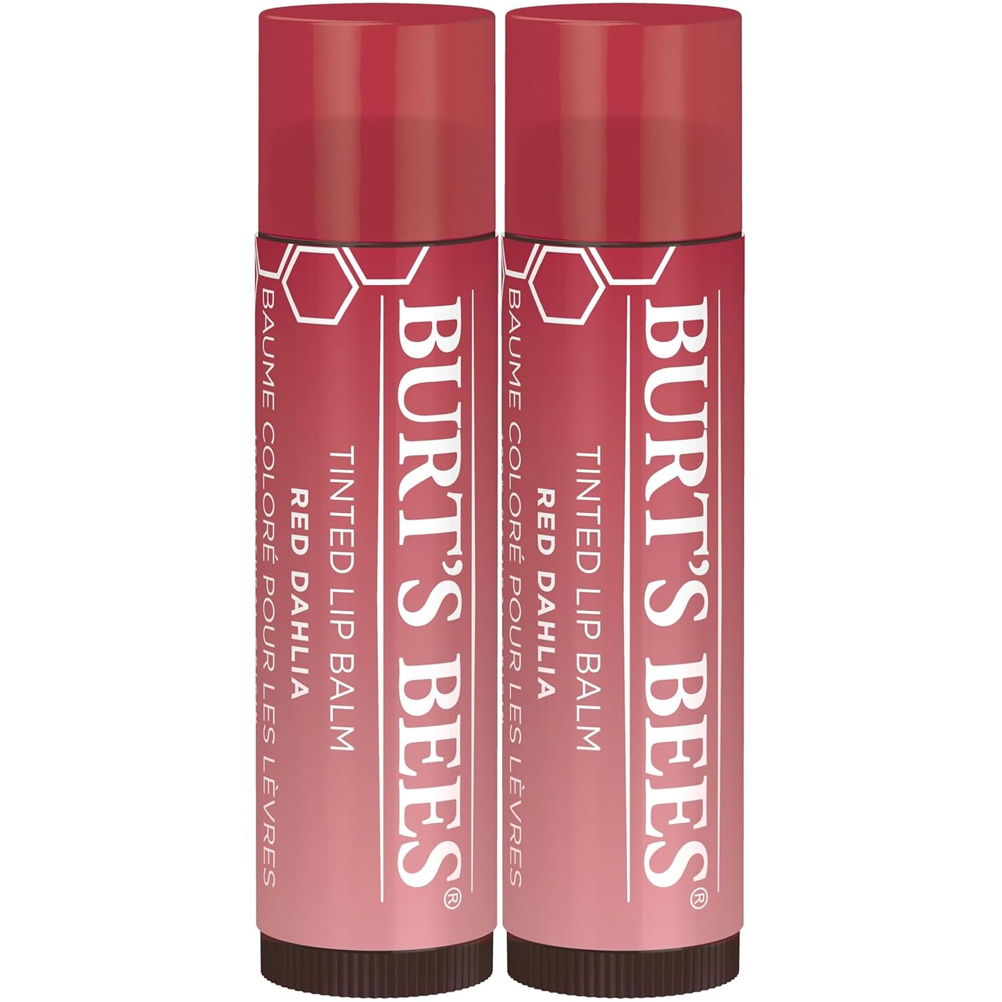 Burt's Bees Lip Tint Balm Stocking Stuffers Gifts, Long Lasting 2 in 1 Duo Tinted Balm Formula