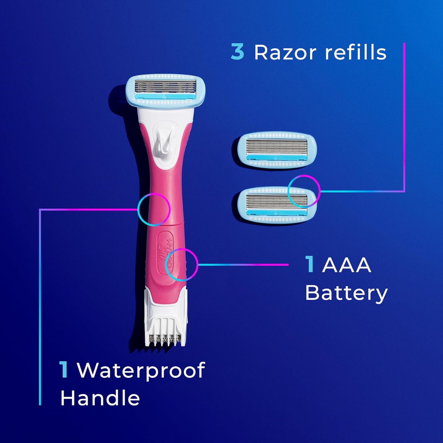 Schick Hydro Silk Trim Style Razor for Women