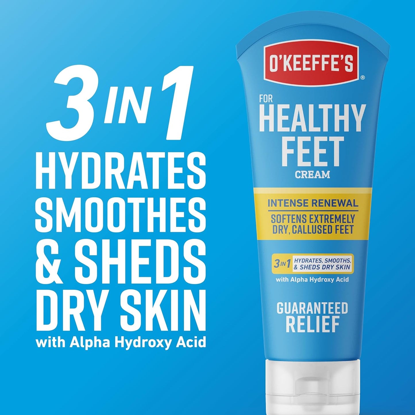 O'Keeffe's Healthy Feet Intense Renewal Cream with Alpha Hydroxy Acid